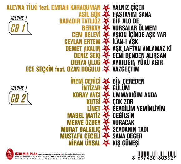 Yıldızın Şarkıları Volume 1 - Yıldız Tilbe - CD