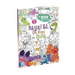 Yumurcak Yayınevi - Yumurcak Hayal Et-Çiz-Boya-Süsle 850 Çıkartma -2