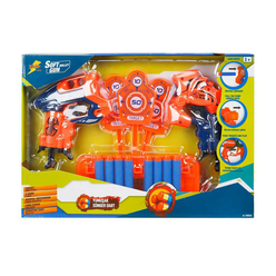 Zapp Toys Hedefli Sünger Dart Atan 2’li Silah 8 Dartlı S00001374 - Thumbnail