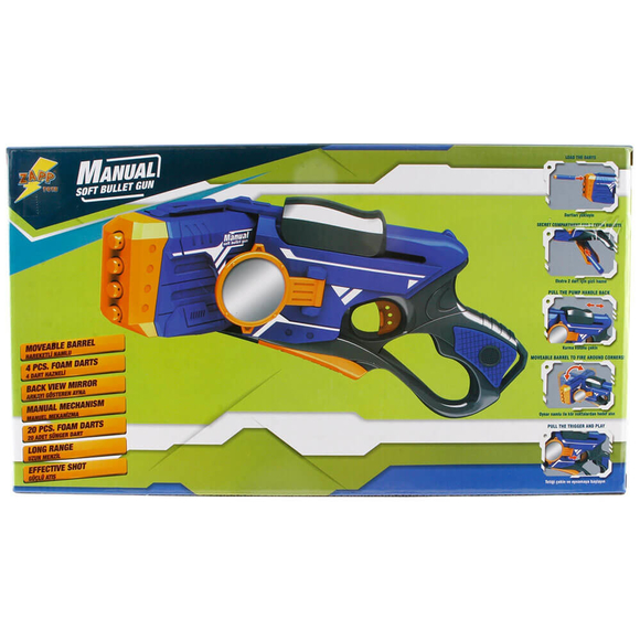 Zapp Toys Sünger Atan Aynalı Silah 20 Mermili S00007086