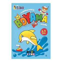 Limon Kids Yayınları - Zenginleştirilmiş Boyama Kitabı 3 - 4 Yaş