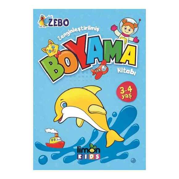 Zenginleştirilmiş Boyama Kitabı 3 - 4 Yaş