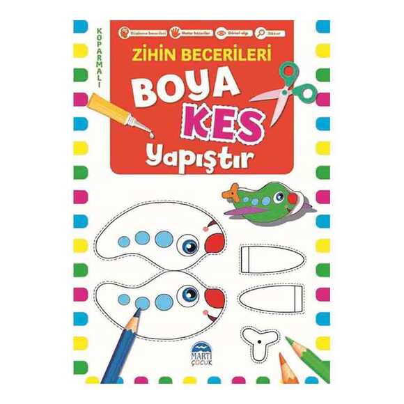 Zihin Becerileri - Boya Kes Yapıştır