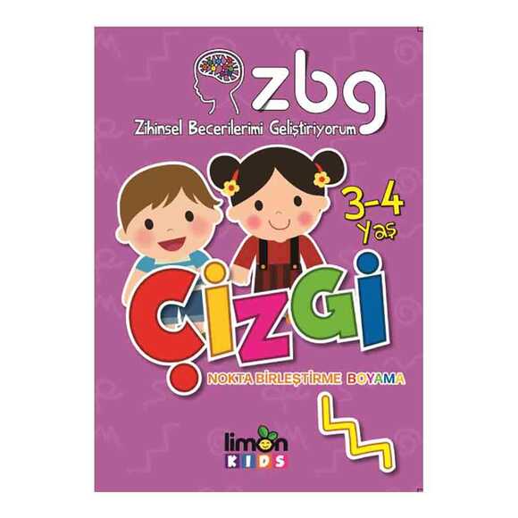 Zihinsel Becerilerimi Geliştiriyorum 3-4 Yaş Çizgi