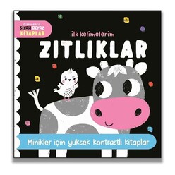 Zıtlıklar - İlk Kelimelerim Siyah Beyaz Kitaplar - Thumbnail