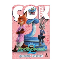 Doğan Çocuk - Zootropolis 2: Çok Boya! - Çıkartmalı Dev Boyama Kitabı
